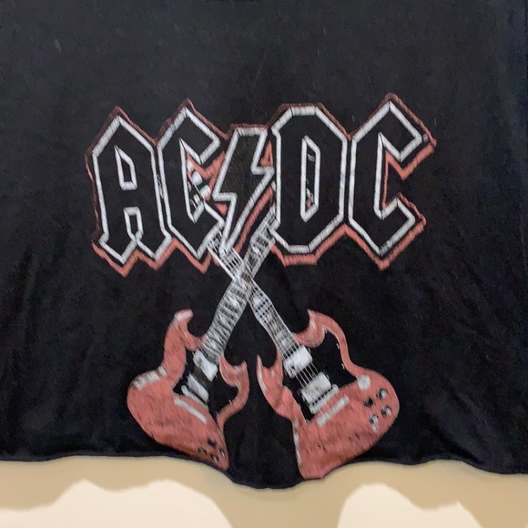 AC/DC | Tops | Acdc Cropped Top | Poshmark
